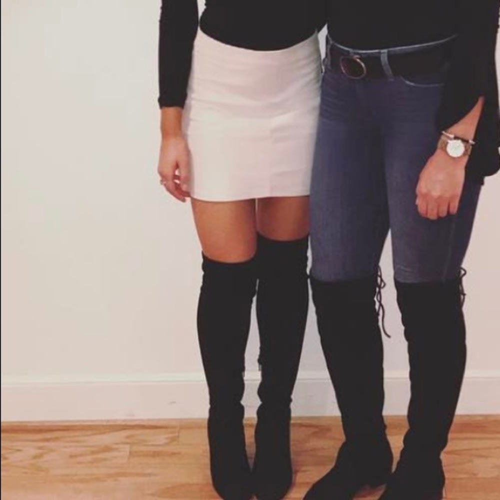 Cream Lulus Skirt